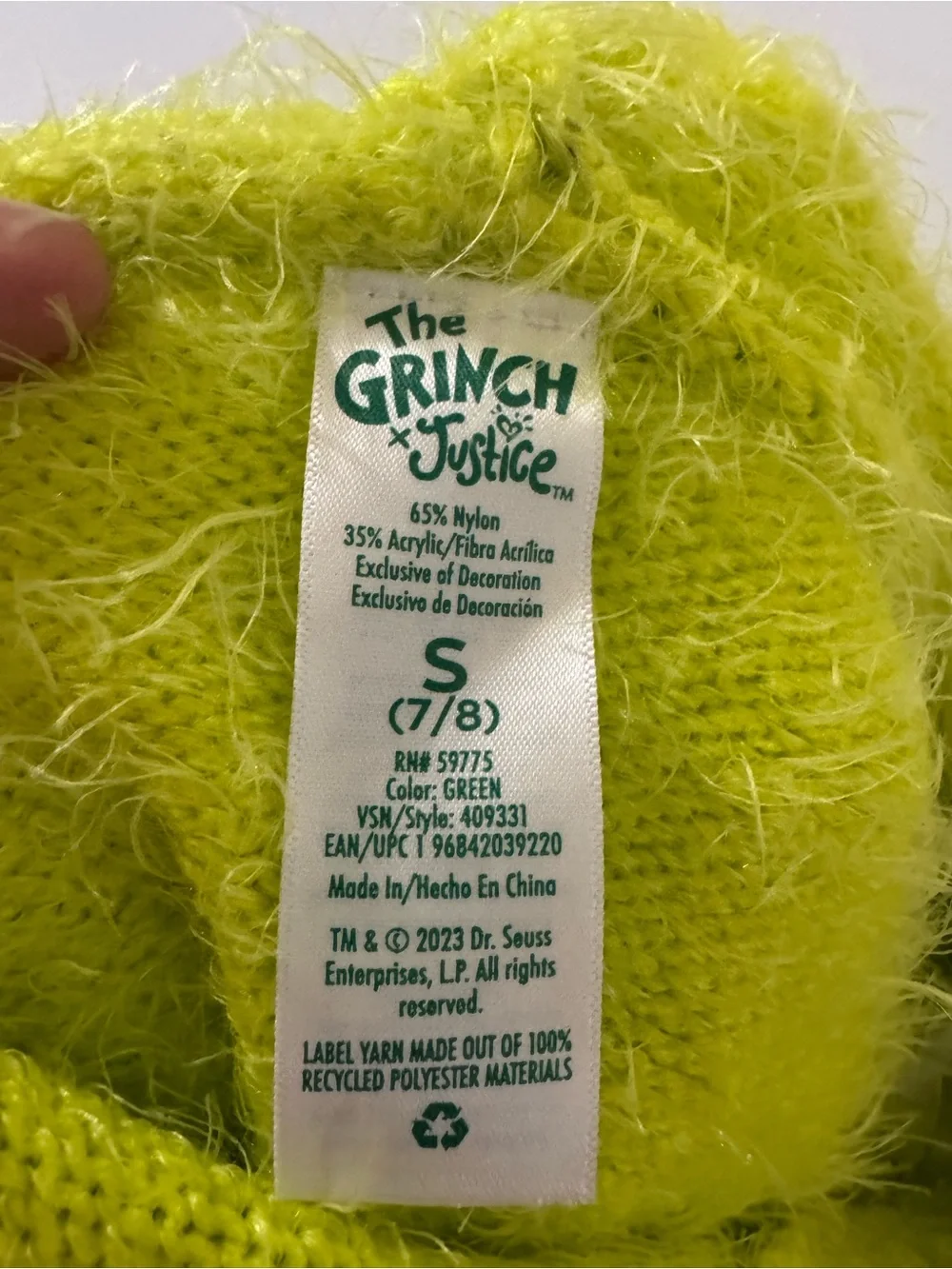 Grinch Hooded Sweater